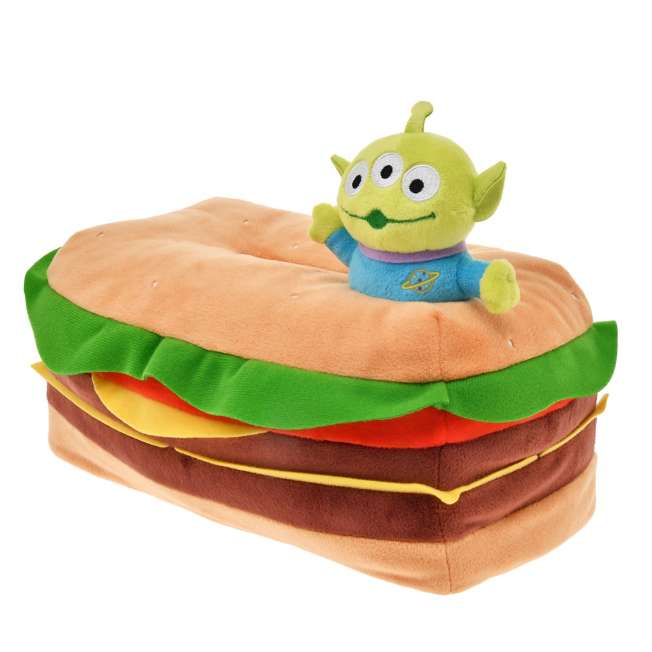 JDS - Little Green Men/Alien Hamburger Tissue Box Cover