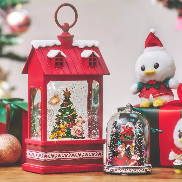 JDS -  2025 Disney Christmas Mickey & Friends x Mickey & Pluto Snow Globe with Music & Light-Up Lantern (Release Date: Nov 4, 2025)