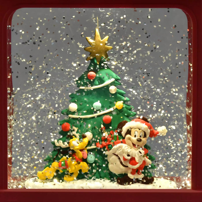 JDS -  2025 Disney Christmas Mickey & Friends x Mickey & Pluto Snow Globe with Music & Light-Up Lantern (Release Date: Nov 4, 2025)