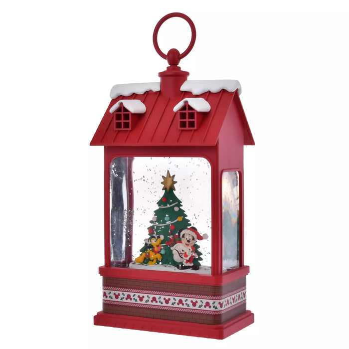 JDS -  2025 Disney Christmas Mickey & Friends x Mickey & Pluto Snow Globe with Music & Light-Up Lantern (Release Date: Nov 4, 2025)
