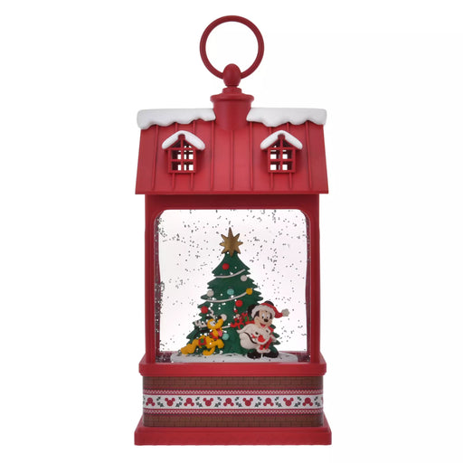 JDS -  2025 Disney Christmas Mickey & Friends x Mickey & Pluto Snow Globe with Music & Light-Up Lantern (Release Date: Nov 4, 2025)