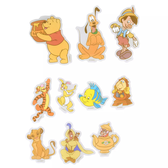 JDS - Sticker Collection x Disney Character Stickers, Clear, Peel-and-Stick, Yellow, Die-Cut