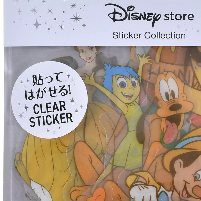 JDS - Sticker Collection x Disney Character Stickers, Clear, Peel-and-Stick, Yellow, Die-Cut