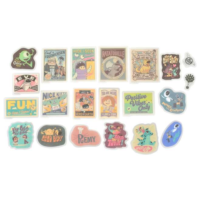 JDS - Sticker Collection x Disney & Pixar Clear Peel-and-Stick Stickers