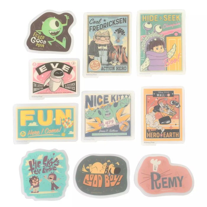 JDS - Sticker Collection x Disney & Pixar Clear Peel-and-Stick Stickers