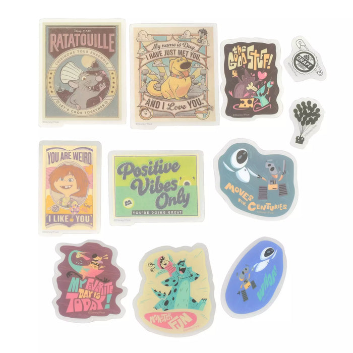 JDS - Sticker Collection x Disney & Pixar Clear Peel-and-Stick Stickers