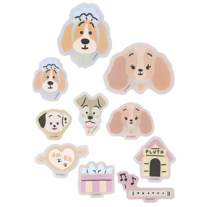 JDS - Sticker Collection x Cute Disney Dog Clear Peel-and-Stick Stickers