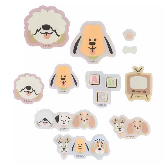 JDS - Sticker Collection x Cute Disney Dog Clear Peel-and-Stick Stickers