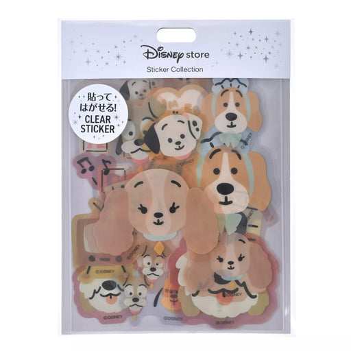 JDS - Sticker Collection x Cute Disney Dog Clear Peel-and-Stick Stickers