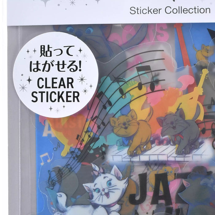 JDS - Sticker Collection x The Aristocats Clear Peel-and-Stick Jazz it Up Stickers
