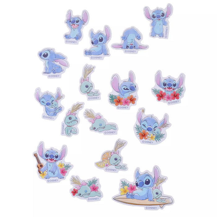 JDS - Sticker Collection Stitch & Scrump Stickers Flakes Case with Chain