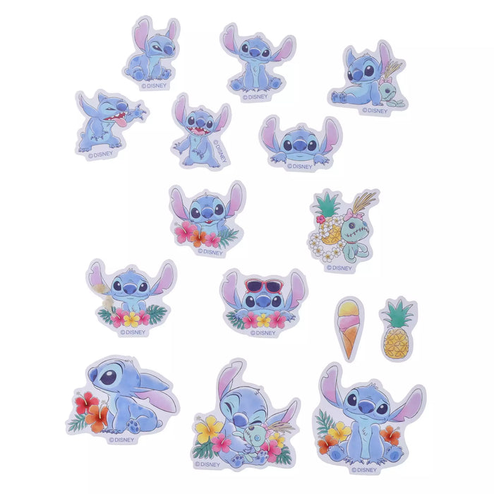 JDS - Sticker Collection Stitch & Scrump Stickers Flakes Case with Chain