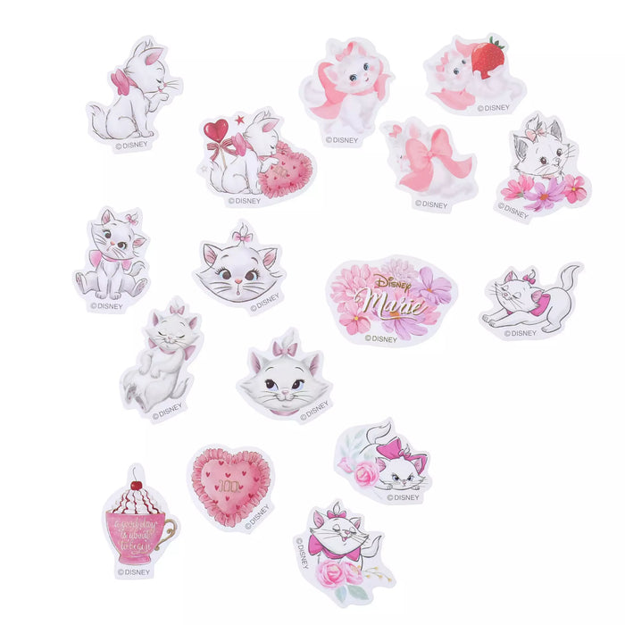JDS - Sticker Collection Marie, Berlioz, Toulouse The Aristocats Stickers Flakes Case with Chain