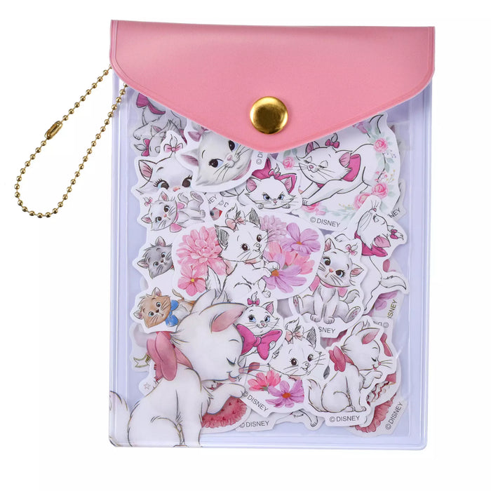 JDS - Sticker Collection Marie, Berlioz, Toulouse The Aristocats Stickers Flakes Case with Chain