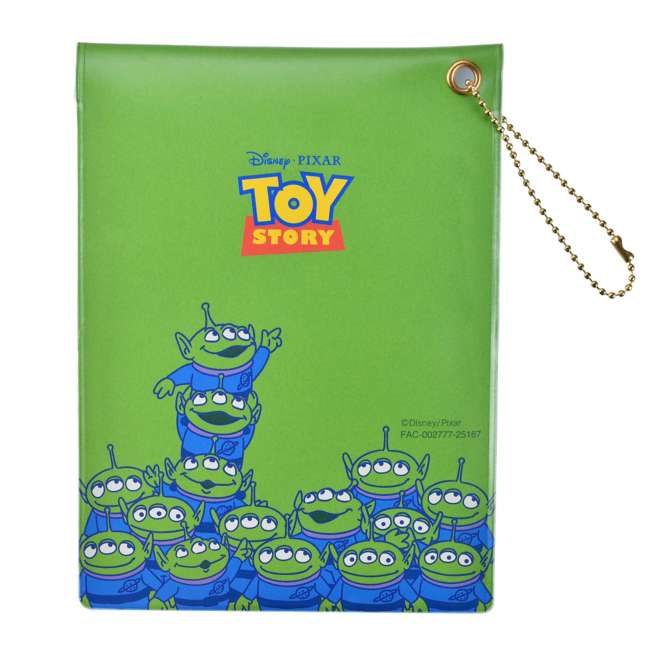 JDS - Sticker Collection Little Green Men/Alien Stickers Flakes Case with Chain
