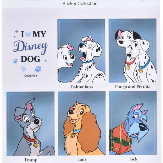 JDS - Sticker Collection x Disney Dog "Yearbook Style" Stickers