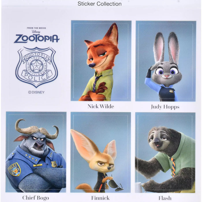 JDS - Sticker Collection x Zootopia  "Yearbook Style" Stickers