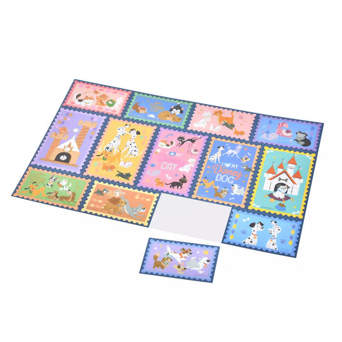 JDS - Sticker Collection x Disney Cat & Dog Deformed "Stamp-Style" Stickers