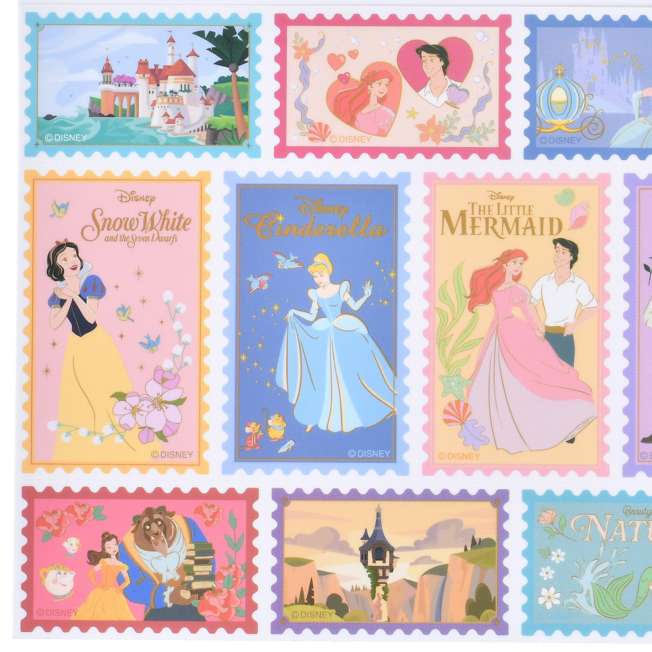 JDS - Sticker Collection x Disney Princess "Stamp-Style" Stickers