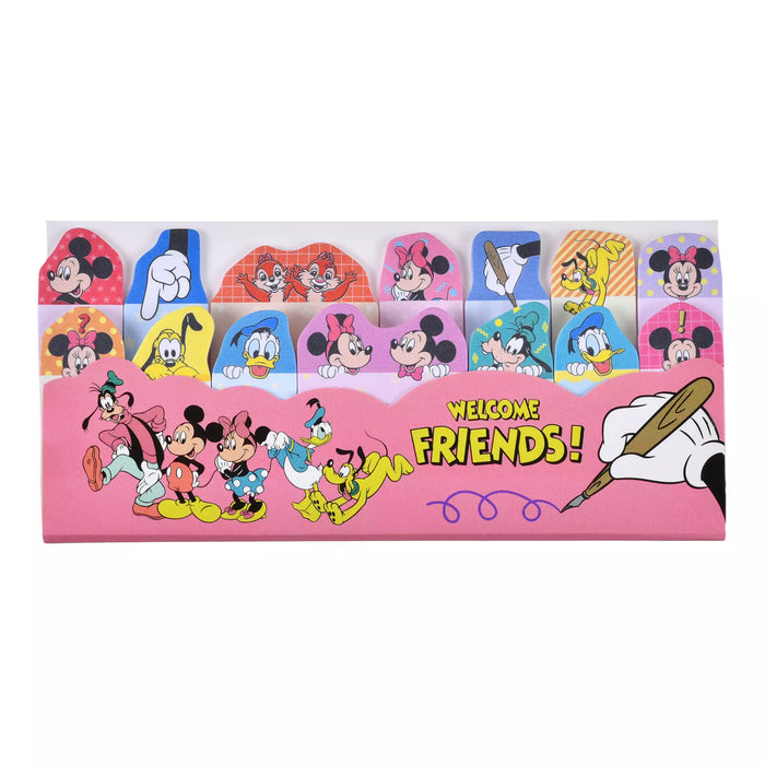 JDS - Mickey & Friends Retro Die-Cut Costume Sticky Notes Index