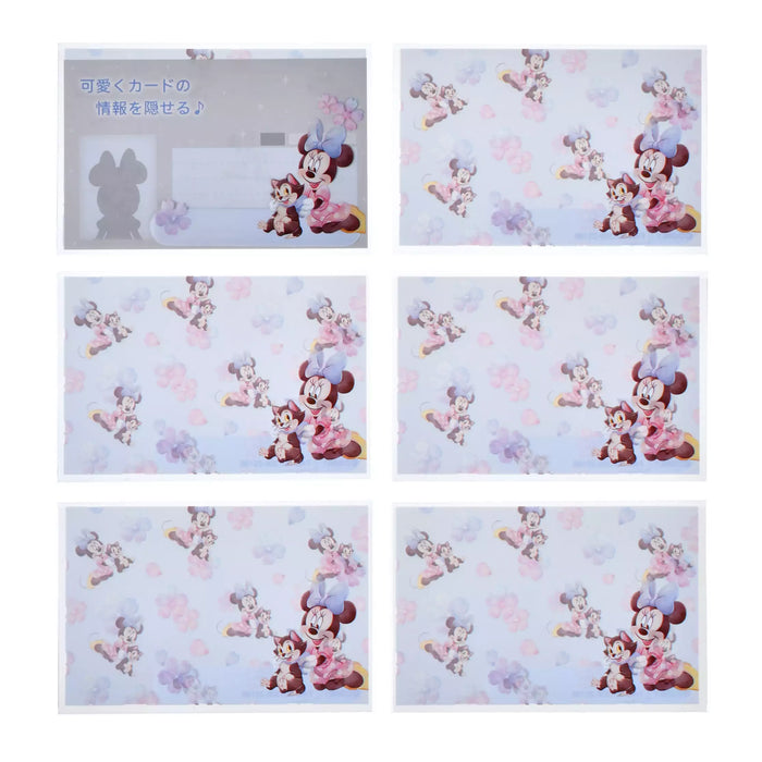 JDS - Minnie & Figaro "Flower, Watercolor, Sakura" My Number Card Case