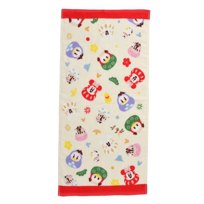 JDS - NEW YEAR Daruma 2026 Collection x Mickey & Friends Face Towel (Release Date: Dec 2, 2025)