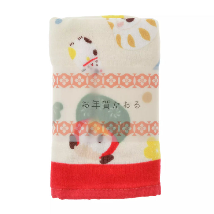 JDS - NEW YEAR Daruma 2026 Collection x Mickey & Friends Face Towel (Release Date: Dec 2, 2025)