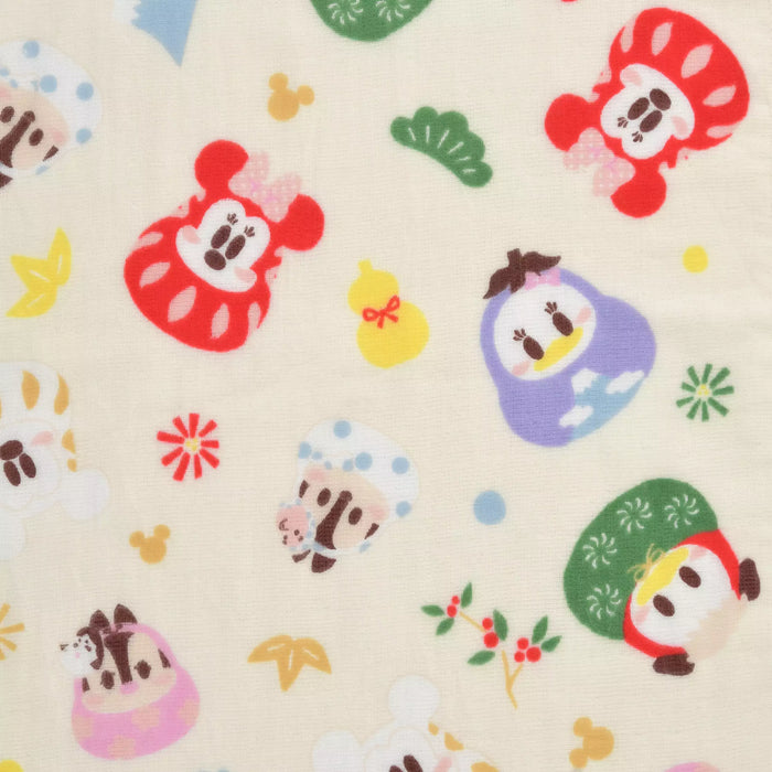 JDS - NEW YEAR Daruma 2026 Collection x Mickey & Friends Face Towel (Release Date: Dec 2, 2025)