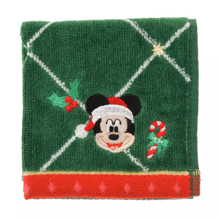 JDS -  2025 Disney Christmas Mickey & Friends x Mickey Mouse "Diagonal Grid" Mini Towel (Release Date: Nov 4, 2025)