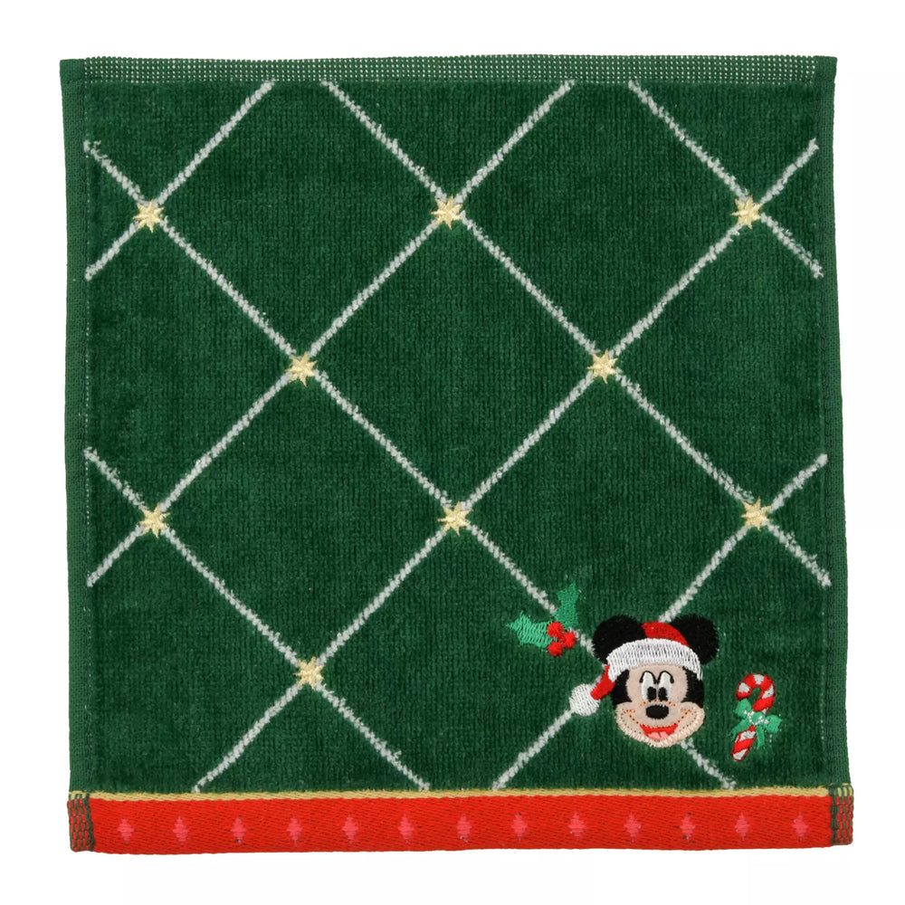 JDS -  2025 Disney Christmas Mickey & Friends x Mickey Mouse "Diagonal Grid" Mini Towel (Release Date: Nov 4, 2025)