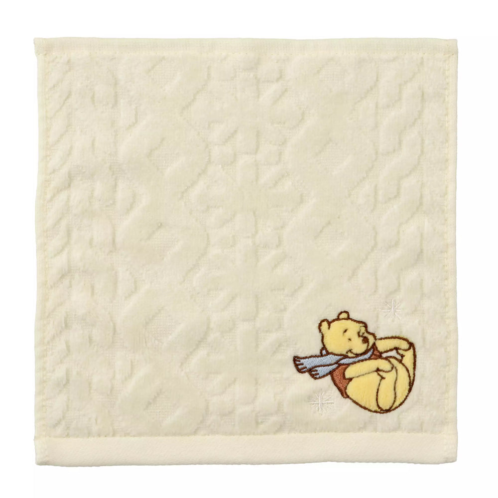 JDS - Winnie the Pooh Cable Knit Style Mini Towel