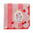 JDS - Snow White Mini Towel Scallop Stripe