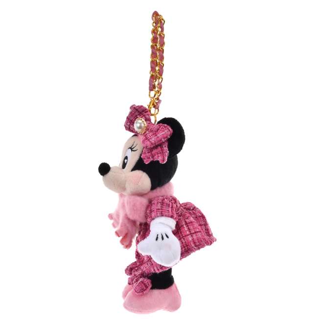 JDS - Tweed Style x Minnie Mouse Plush Keychain (Release Date: Oct 10, 2025)