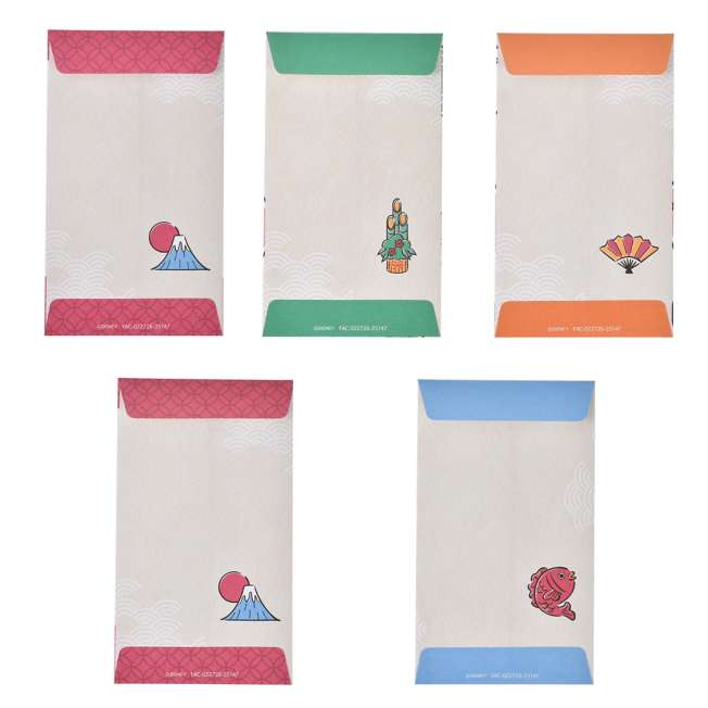 JDS - New Year Stitch 2026 Collection x Stitch & Scrump Small Envelope & Stickers Set of 5 (Release Date: Dec 2, 2025)