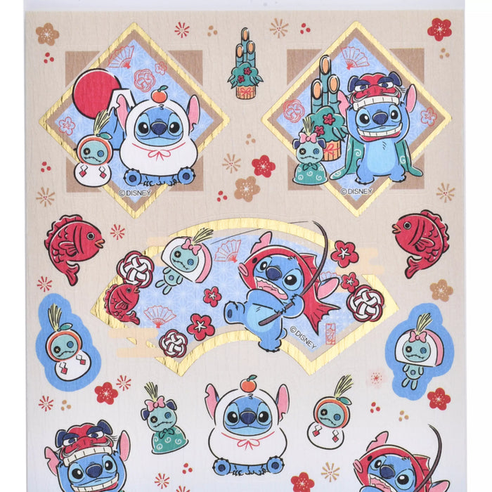 JDS - New Year Stitch 2026 Collection x Stitch & Scrump "Washi Style" Stickers (Release Date: Dec 2, 2025)