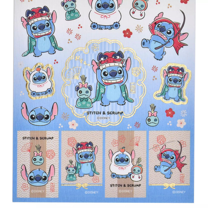 JDS - New Year Stitch 2026 Collection x Stitch & Scrump "Washi Style" Stickers (Release Date: Dec 2, 2025)