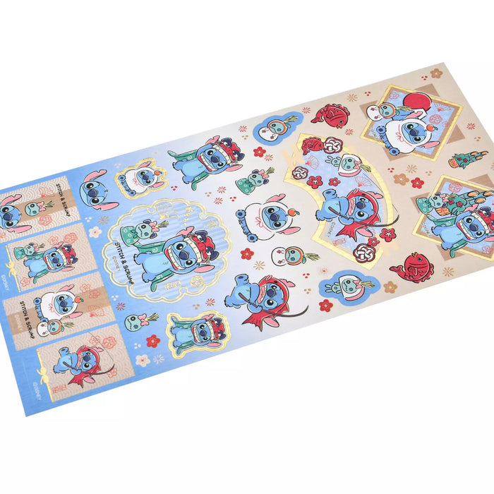 JDS - New Year Stitch 2026 Collection x Stitch & Scrump "Washi Style" Stickers (Release Date: Dec 2, 2025)