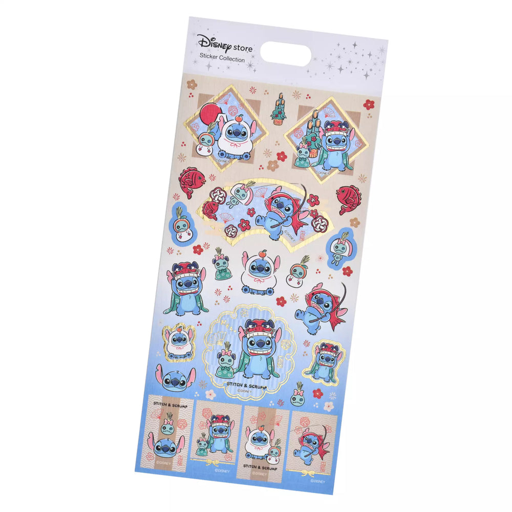 JDS - New Year Stitch 2026 Collection x Stitch & Scrump "Washi Style" Stickers (Release Date: Dec 2, 2025)
