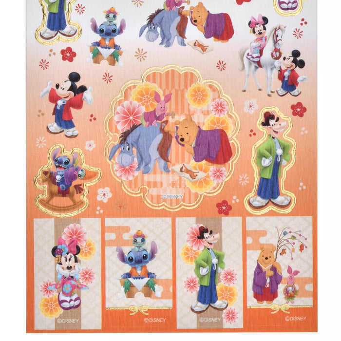 JDS - Zodiac Horse 2026 Disney Character "Washi Style" Stickers (Release Date: Dec 2, 2025)