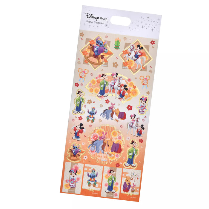 JDS - Zodiac Horse 2026 Disney Character "Washi Style" Stickers (Release Date: Dec 2, 2025)