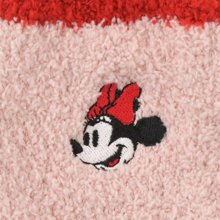 JDS - Room Wear 2025 x Minnie Mouse and Face Embroidery Room Socks Sizes 23-25 (Release Date: Oct 21, 2025)
