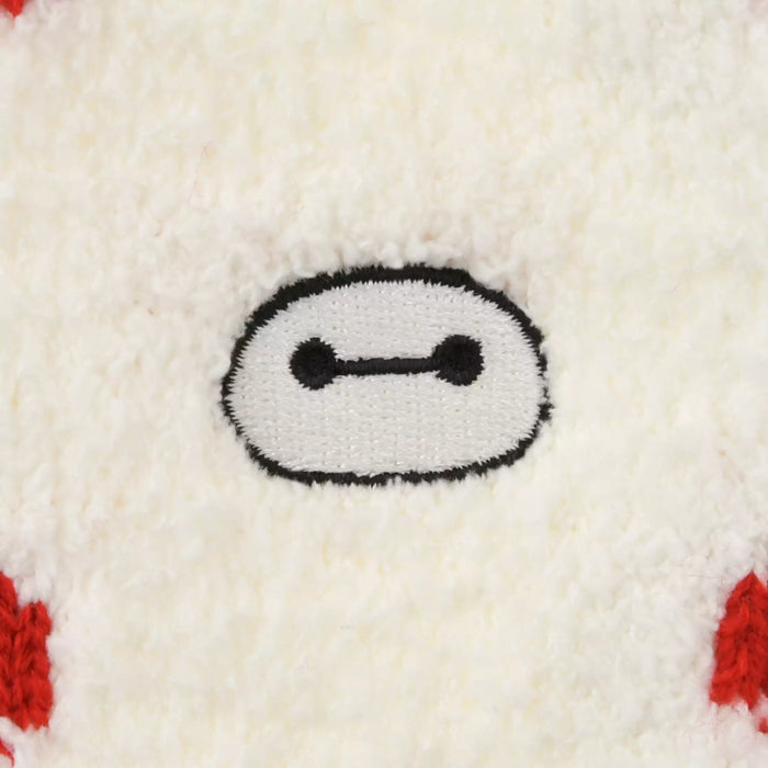 JDS - Room Wear 2025 x Baymax with Heart and Face Embroidery Room Socks Sizes 23-25 (Release Date: Oct 21, 2025)