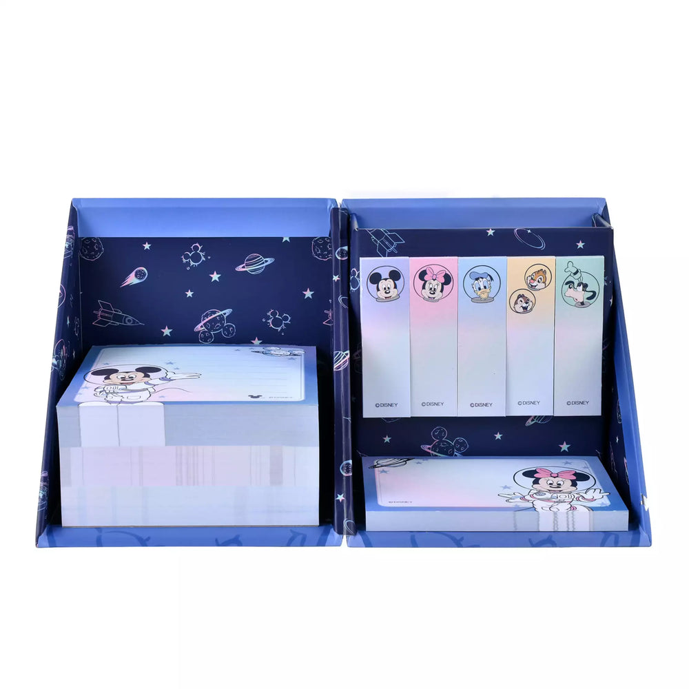 JDS - Mickey & Friends "Spacewalk" Sticky Notes/Memo Pad with Pen Stand