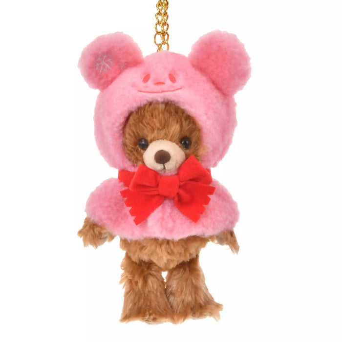 JDS - UniBearsity x Exclusive Mickey Poncho Snowman Secret Costume Plush Keychain (Release Date: Sept 30, 2025)