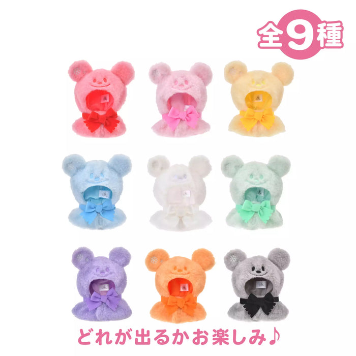 JDS - UniBearsity x Exclusive Mickey Poncho Snowman Secret Costume Plush Keychain (Release Date: Sept 30, 2025)