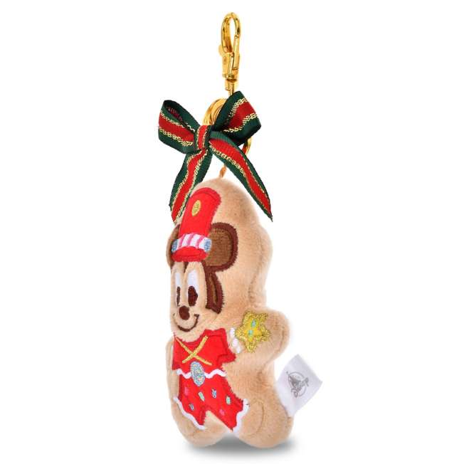 JDS -  2025 Disney Christmas Mickey & Friends x Mickey Mouse "Gingerbread Man Shaped" Plush Keychain (Release Date: Nov 4, 2025)