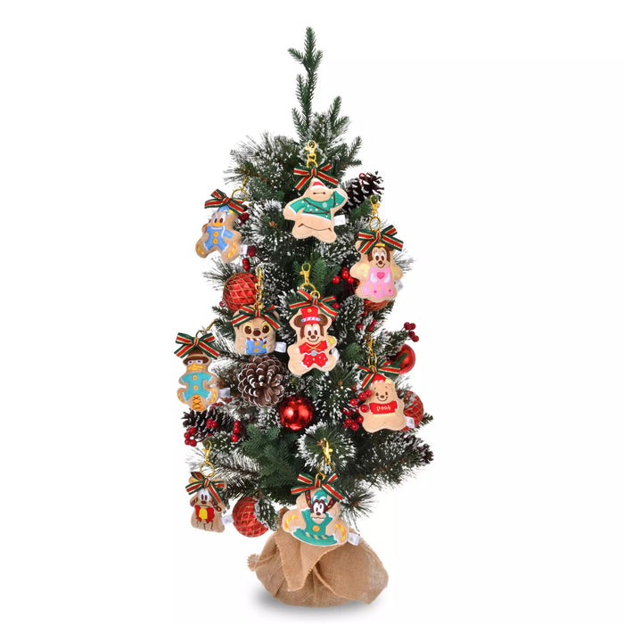 JDS -  2025 Disney Christmas Mickey & Friends x Mickey Mouse "Gingerbread Man Shaped" Plush Keychain (Release Date: Nov 4, 2025)