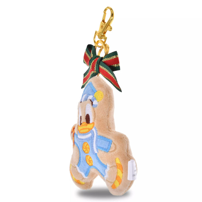 JDS -  2025 Disney Christmas Mickey & Friends x Donald Duck "Gingerbread Man Shaped" Plush Keychain (Release Date: Nov 4, 2025)
