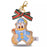 JDS -  2025 Disney Christmas Mickey & Friends x Donald Duck "Gingerbread Man Shaped" Plush Keychain (Release Date: Nov 4, 2025)