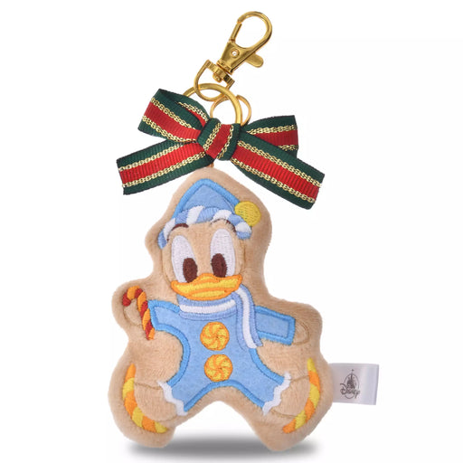JDS -  2025 Disney Christmas Mickey & Friends x Donald Duck "Gingerbread Man Shaped" Plush Keychain (Release Date: Nov 4, 2025)